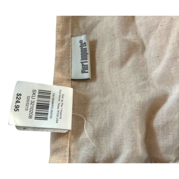 Vtg Pier 1 "The Witch Is In" Halloween Apron With Orange Check Straps & Ruffle H - Picture 5 of 5